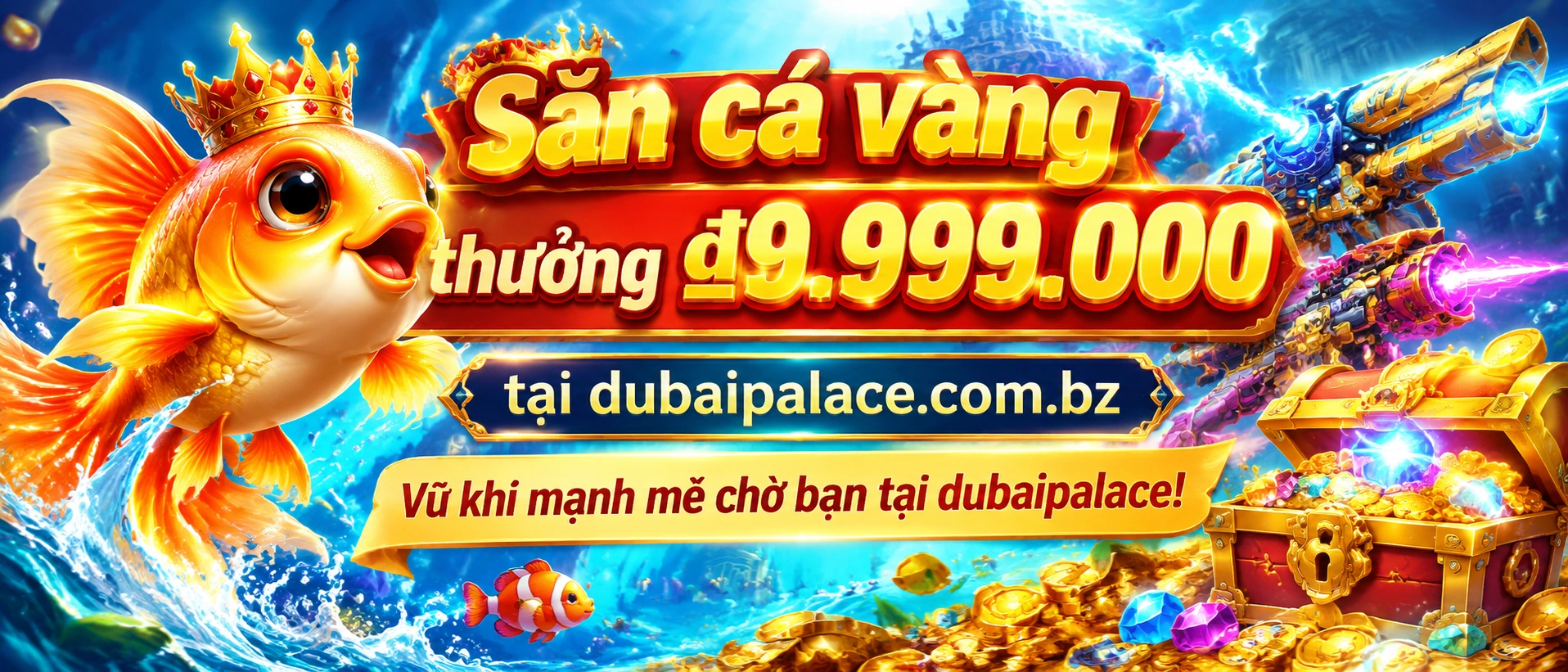 Bắn Cá dubaipalace giao diện đại dương và sảnh game